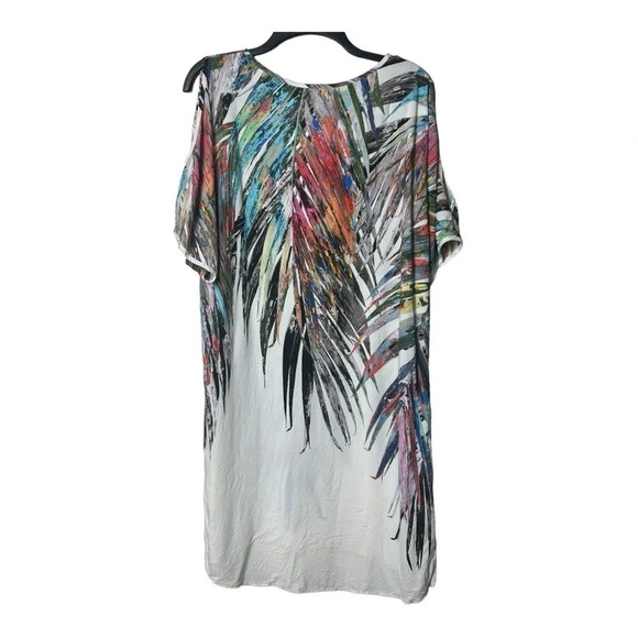 0386W. JAMS WORLD TROPICAL PRINT KNEE LENGTH DRESS SIZE SMALL‎ MULTICOLORED - Picture 6 of 9